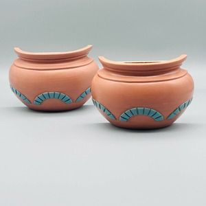 Vintage Burwood Southwest Wall Pockets 2 Piece